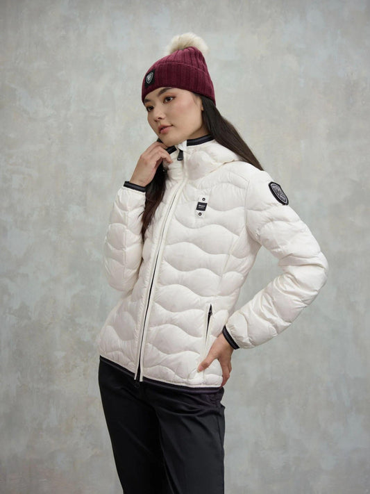Blauer Women's Camelia Down Jacket, Optical White