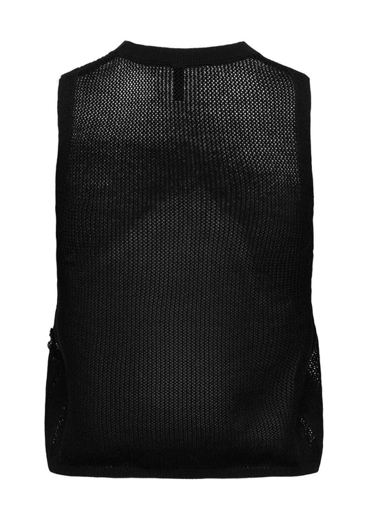 Only - Women's Ivy Black Vest Top