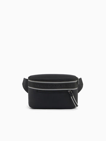 Armani Exchange - Marsupio Uomo Nero con tape logo