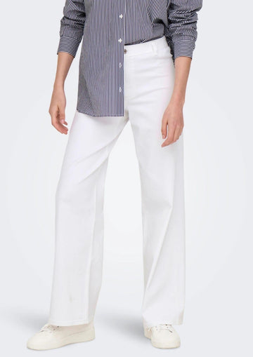 Jacqueline De Yong - Pantalone Donna Iris Bianco