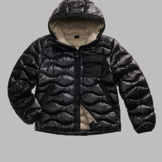 Blauer Giacca Invernale Uomo Bryant Nera con Interno Beige BLUC02080 5958 999 BLAUER 