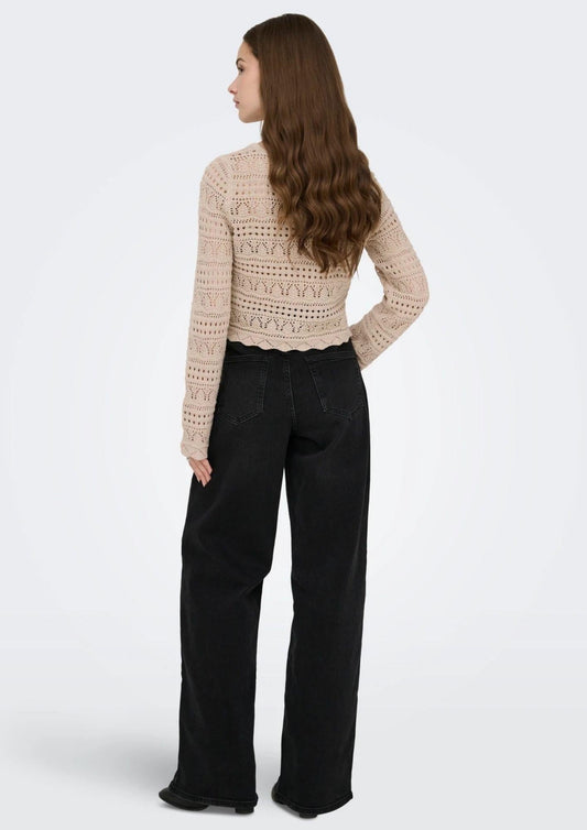 Only Women's Pullover Elke Beige