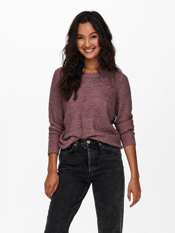 Only Maglia Donna Rose Brown Onlgeena