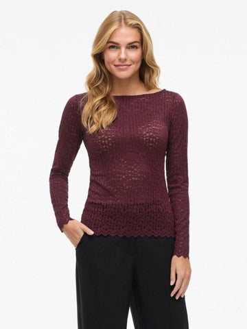Maglia Donna Obera Bordeaux