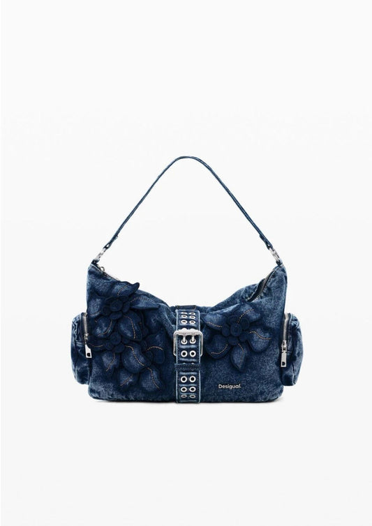 Desigual - Women's Bag Curio Denim Banaba Mixed Light Dark Denim