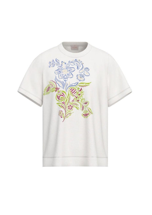 Emme Marella Women's T-Shirt Emmparaggi White Floral Print