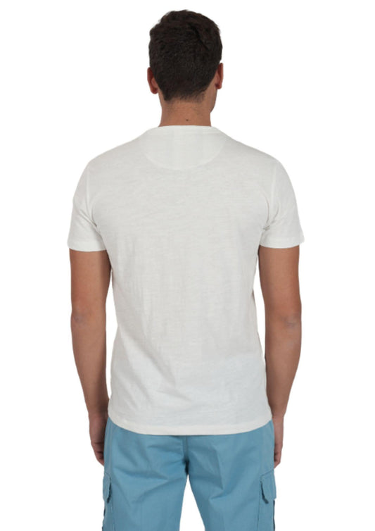 T-shirt Yes Zee Uomo Bianca