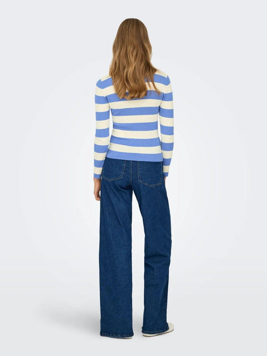 Jacqueline De Yong Women's Ultramarine Jdyplum Sweater