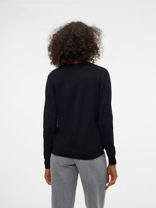Vero Moda VMSILJE Cardigan in Maglia Donna Nero 10320456 Black VERO MODA 