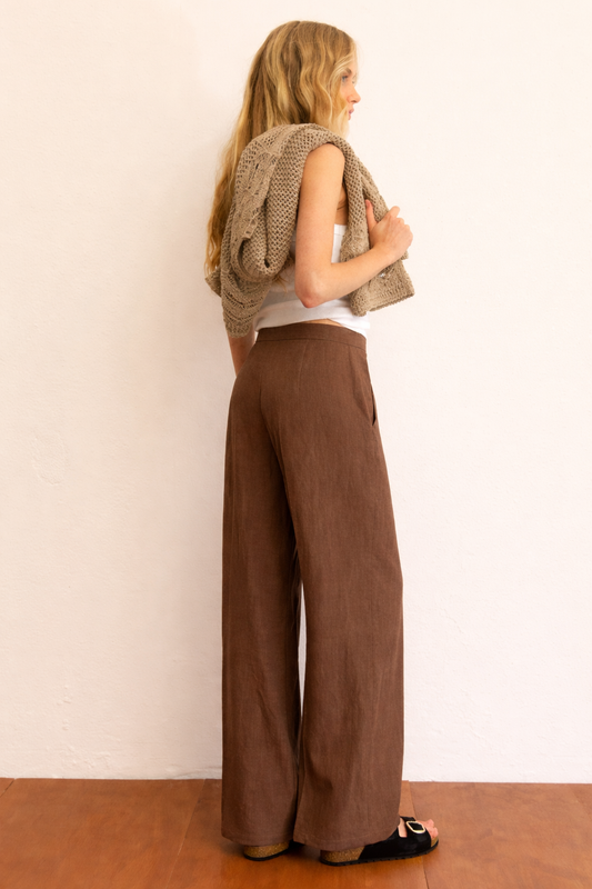 Emme Marella - Women's Pear Trousers Camel