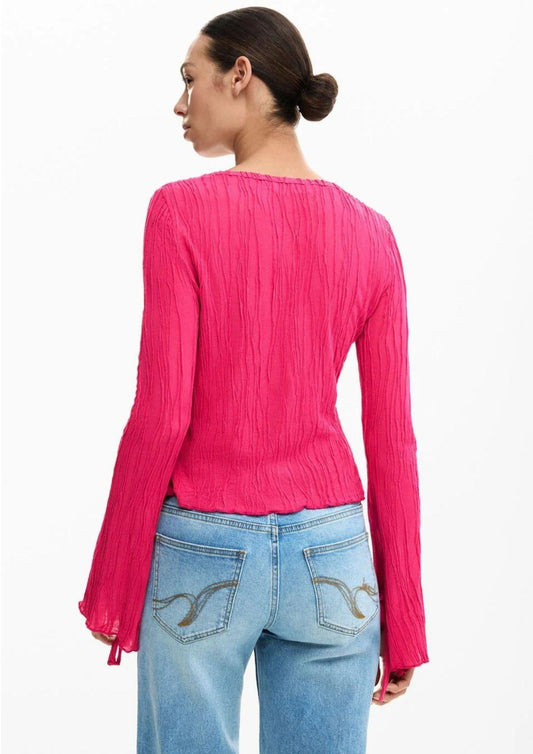 Desigual - Women's Bucharest Shocking Pink T-Shirt