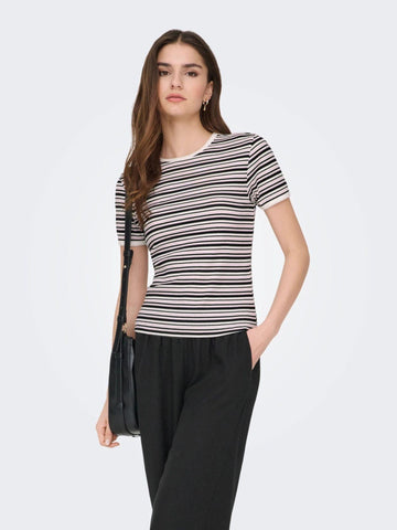 Jacqueline De Yong - T-Shirt Donna Nero lada