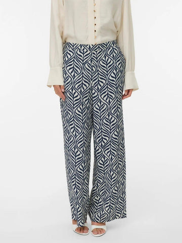 Vero Moda - Pantalone Donna Birch Navy bonnie