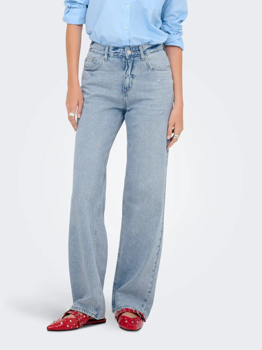 Only Jeans Donna Ella Blu Denim Chiaro