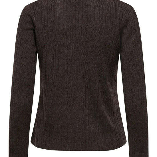Cardigan Donna Only Thea Marrone 15353029 Chocolate Torte Melange ONLY 