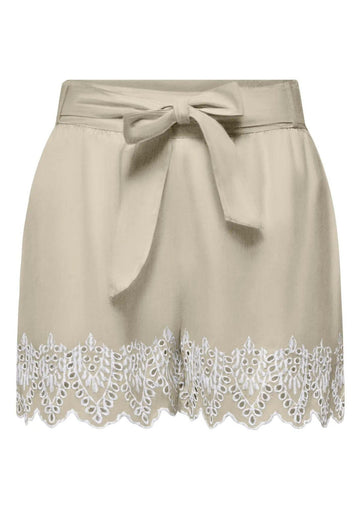 Only Shorts Donna Tulum Grigio Oliva