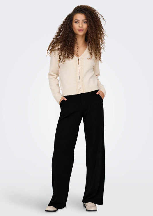Jacqueline De Yong - Women's Geggo Black Trousers