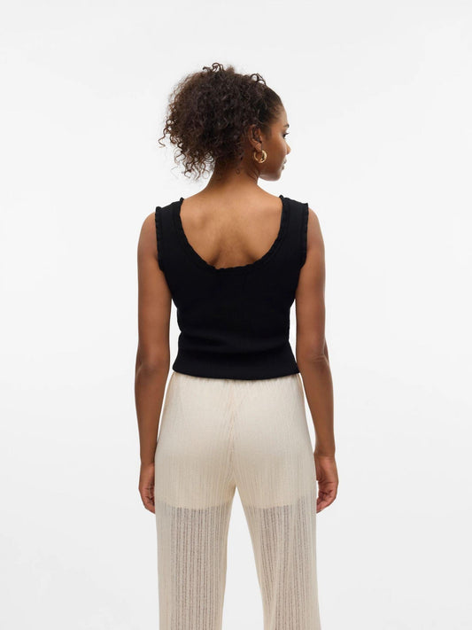 Vero Moda VMWONDER Top Donna Nero