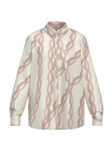 Emme Marella - Camicia Donna angel Bianco Burro e Rosa