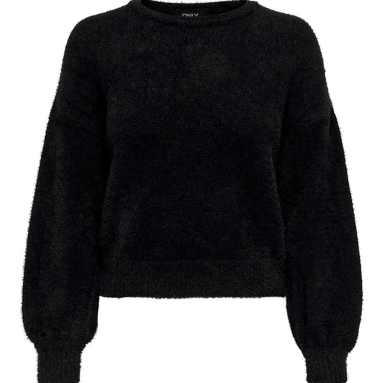 Only ONLPIUMO Pullover Donna Nero 15235973 Black ONLY 