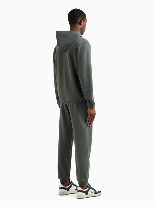 EA7 Emporio Armani Tuta Summer Block in misto cotone Uomo Grigio Urban Chic