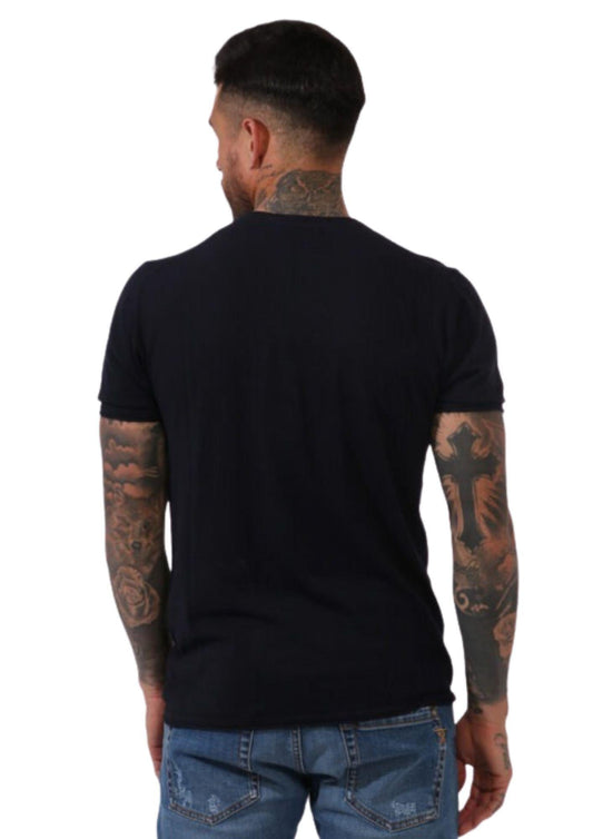 Yes Zee T-Shirt Uomo Blu Navy