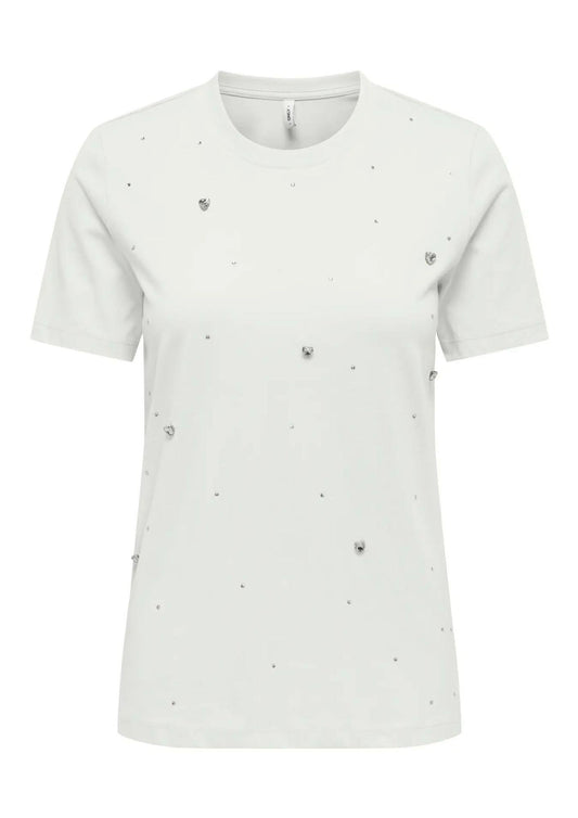 Only - Women's Filizza White T-Shirt
