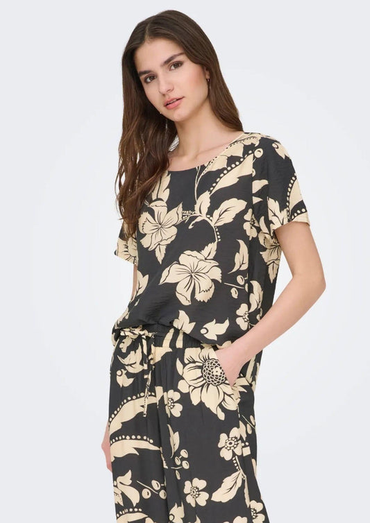 Jacqueline De Yong Women's Top Troya Black Phantom