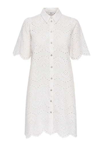Only Abito Donna Valais Bianco