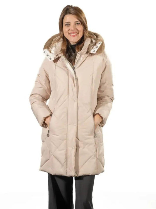 Giacca Invernale Donna Beige