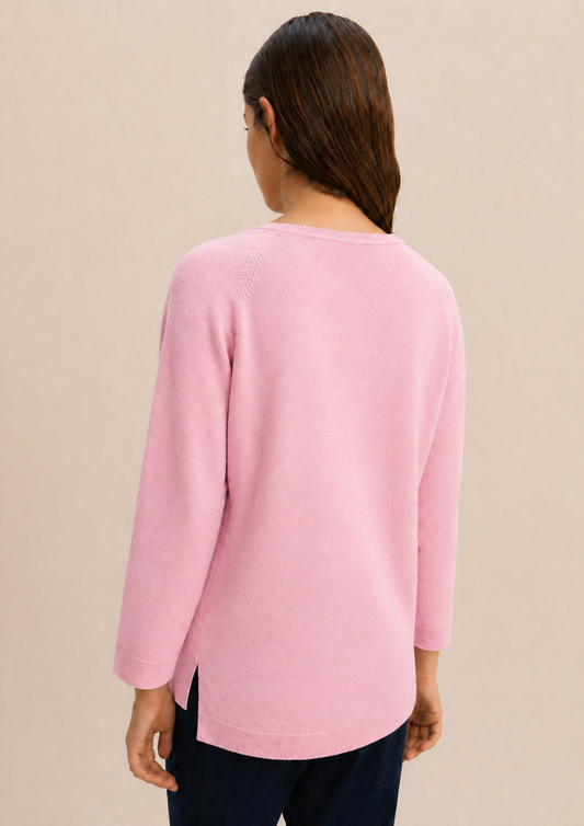Emme Marella - Women's Pink Ghiglia Sweater