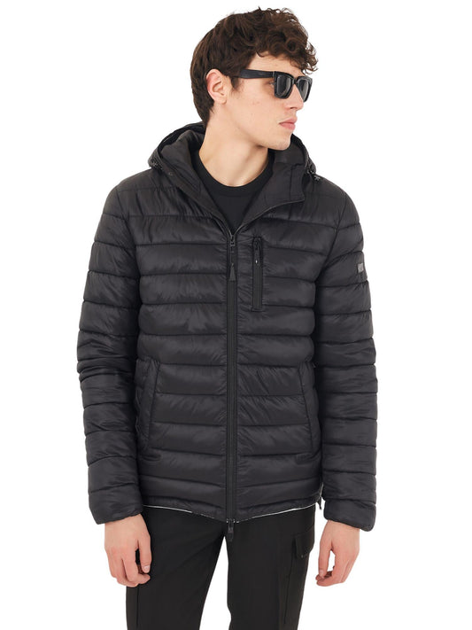 Yes Zee Giubbino Uomo reversibile Nero