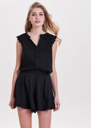 Solo Top Donna Nero