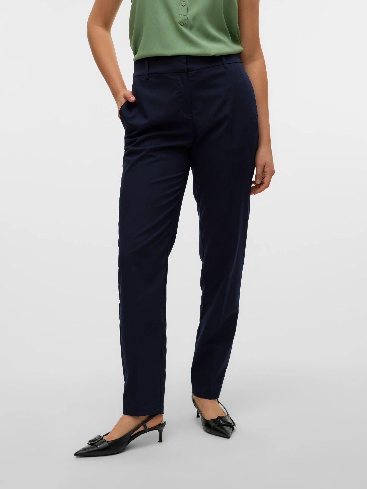 Vero Moda VMNILA Pantaloni formali Donna Navy Blazer 10320940 Navy Blazer VERO MODA 