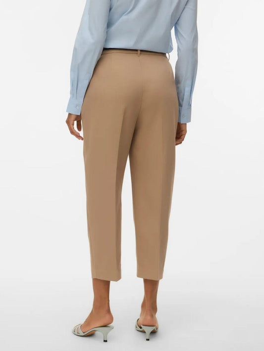Vero Moda Women's Elma Grey Silver Trousers