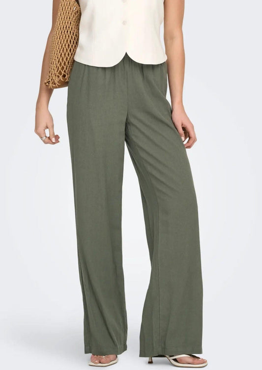 Only - Women's Smokey Olive Trousers