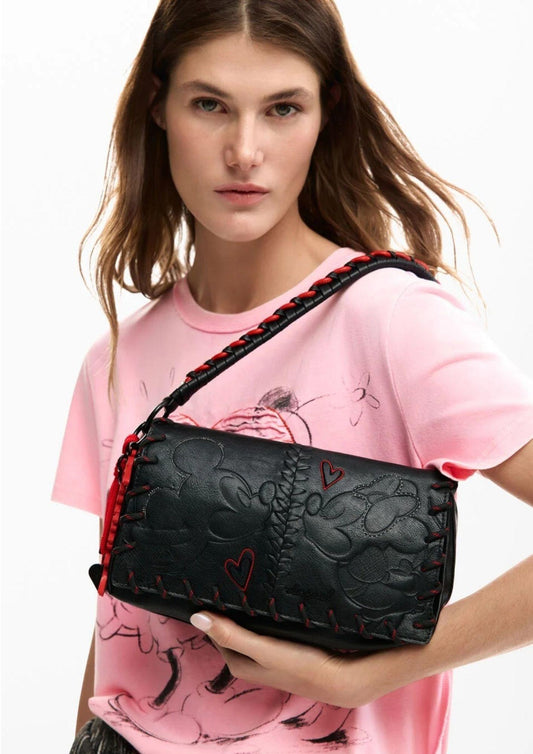 Desigual - BAG ALL MICKEY NARON MEDIUM FLAP