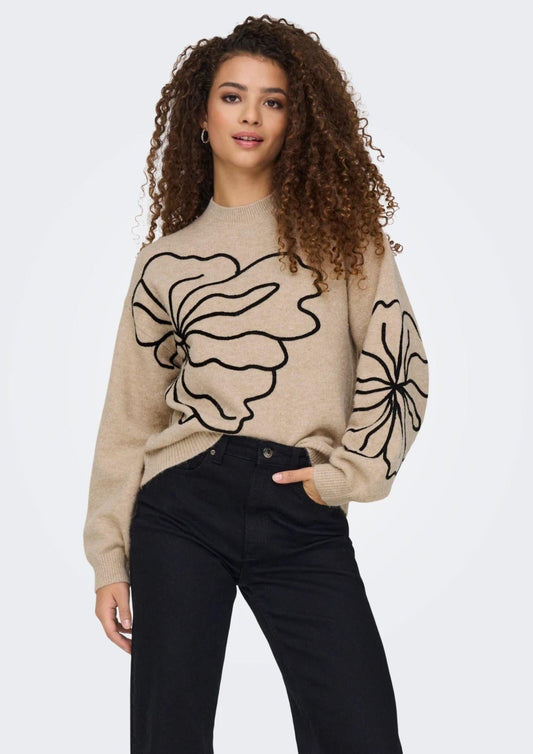 Pullover Donna Jella Beige