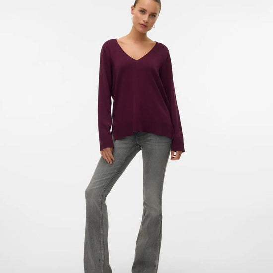 Vero Moda VMSILJE Pullover Donna Winetasting 10320451 Winetasting VERO MODA 