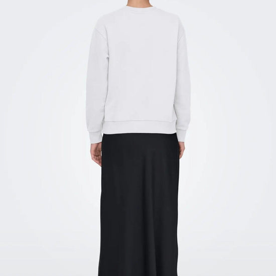 Jaqueline De Yong Felpa Donna Paris Bianca 15221015 Cloud Dancer BLACK TOWER JACQUELINE DE YONG 