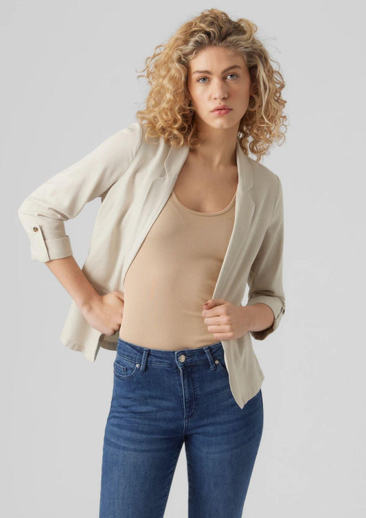 Vero Moda Women's Jesmilo Beige Jacket