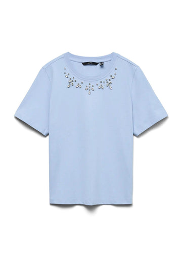 Vero Moda  - Maglia Donna Sif Azzurra