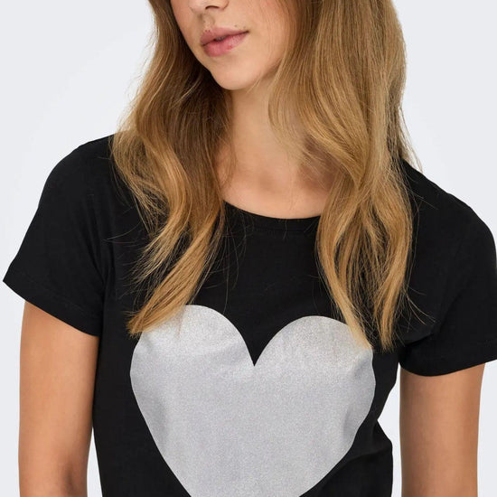  15366184 Black LOVE HEART JACQUELINE DE YONG 