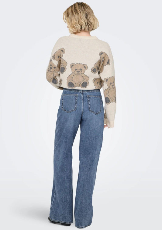 Only - Women's Hope Mid Blue Denim Jeans