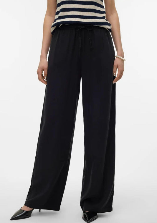 Vero Moda - Pantalone Donna Bree Nero Denim
