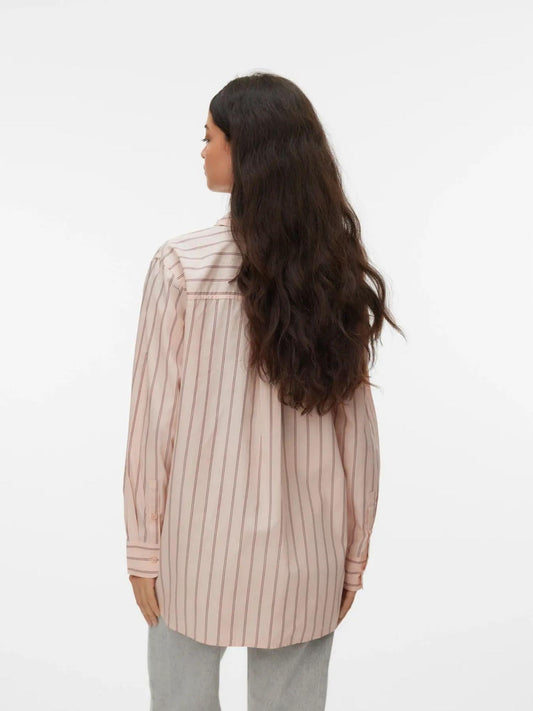 Vero Moda - Women's Chintz Rose Ella Stripe Vmelina Shirt