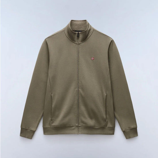 Napapijri Felpa con Zip Balis Winter Uomo Verde Tea Leaf NP0A4GBA G0A NAPAPIJRI 