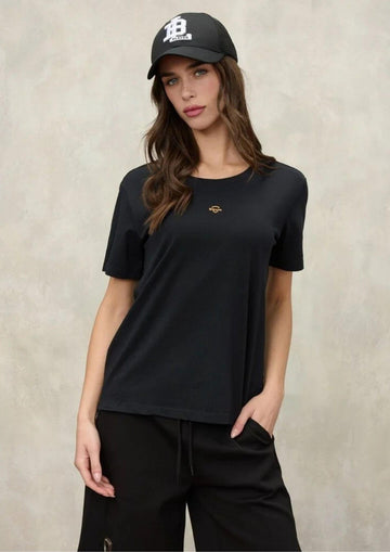 Blauer - T-Shirt Donna Pumpies Nera