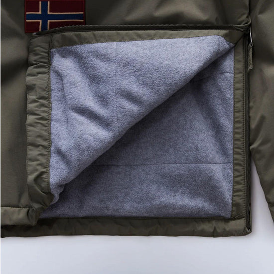 Napapijri Giacca Anorak Rainforest Winter Uomo Verde Tea Leaf NP0A4GMC G0A NAPAPIJRI 