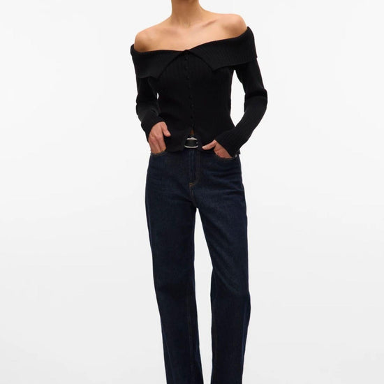 Aware Maglia Donna Sia Nera 10329653 Black VERO MODA 